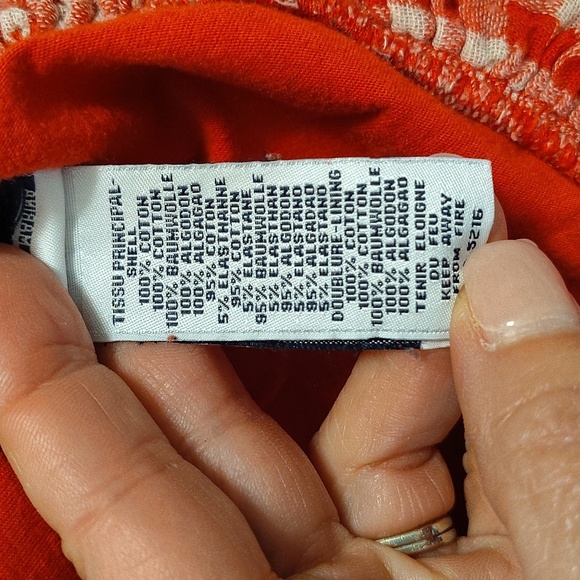 Elaina et Lena Red Floral Dress Size 12 Months Layers Long Sleeve Cotton - Picture 6 of 7